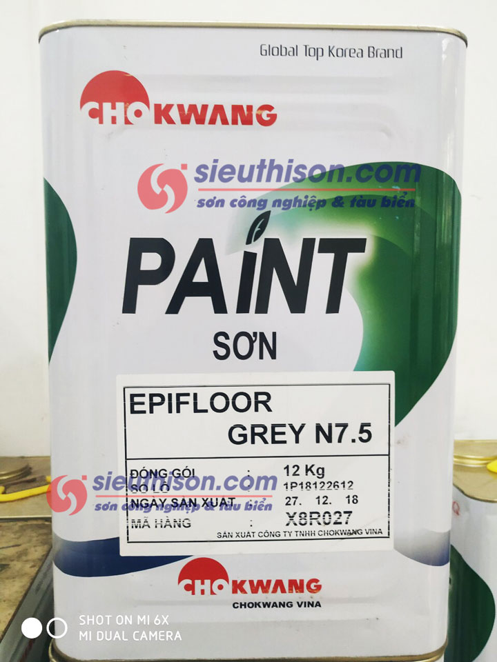 Sơn phủ epoxy Epifloor Chokwang 2 thành phần