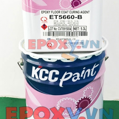 Sơn ET5660 - Sơn epoxy KCC ET5660 màu D40434 và D80680