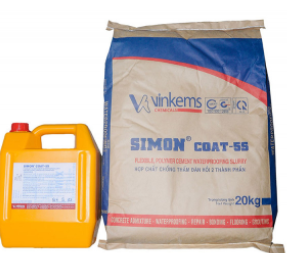 Simon Coat 5S là hợp chất chống thấm đàn hồi